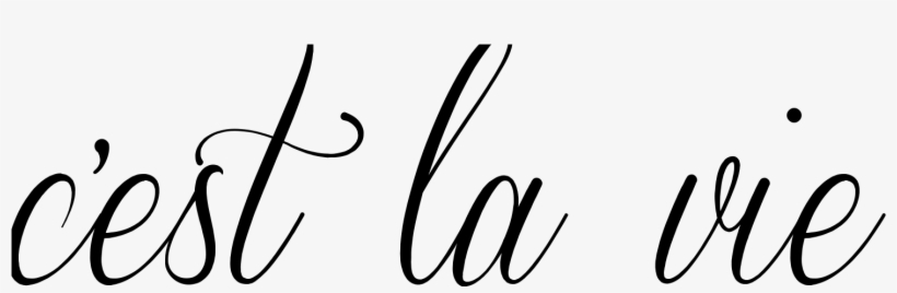 C Est La Vie Tattoo Fonts - Free Transparent PNG Download - PNGkey