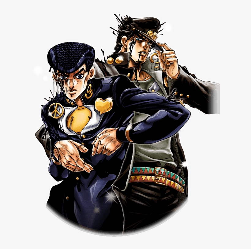 Unit Josuke Higashikata And Jotaro Kujo - Josuke And Jotaro, transparent png #1704658