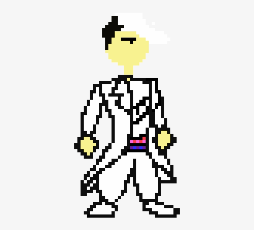 Jotaro Kujo - Pixel Art, transparent png #1704659