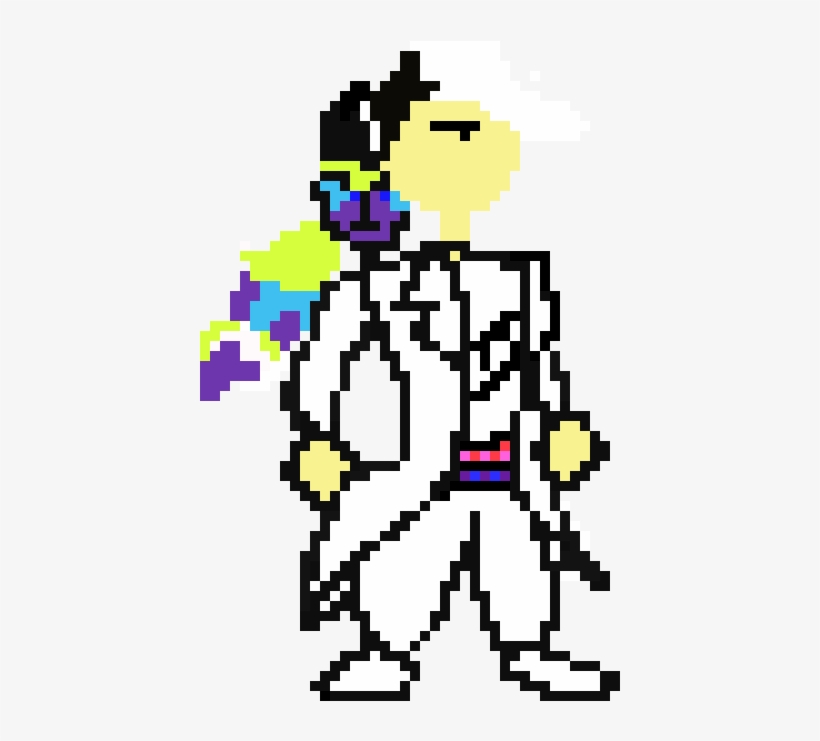Jotaro Kujo - Pixel Art, transparent png #1704750