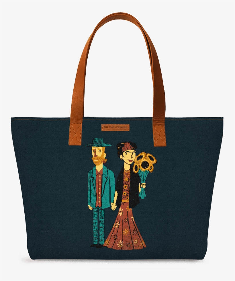 Dailyobjects Love Is Art Frida Kahlo And Van Gogh Fatty - Frida Kahlo And Van Gogh, transparent png #1704849