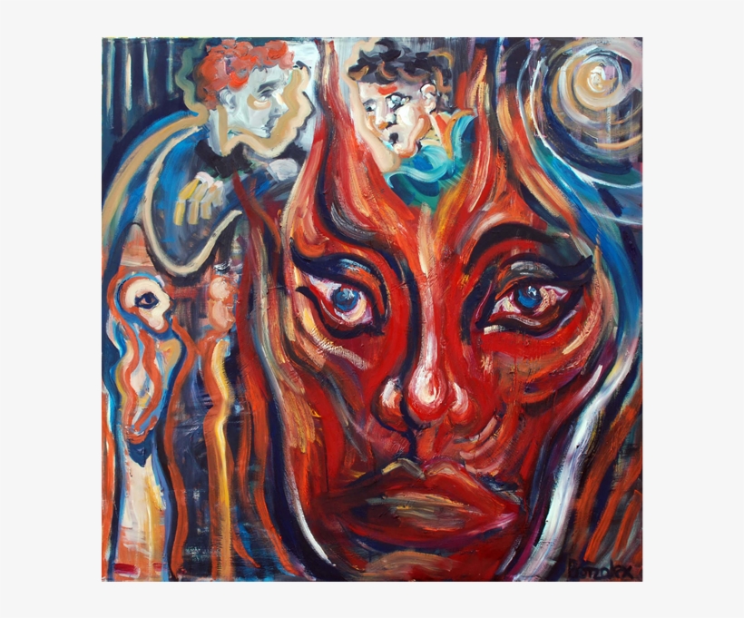 Master And Margerita 2 2010 Oil On Canvas Cm - Oil Painting, transparent png #1704915