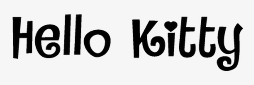 Hello Kitty Logo Font - Logo Hello Kitty Png, transparent png #1705279