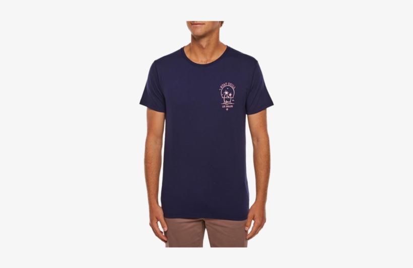 Lki Maui Mens T-shirt Navy - T-shirt, transparent png #1705477