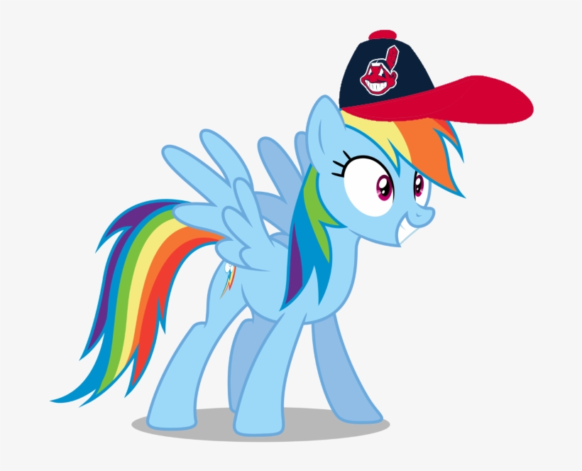 Rainbow Dash Images Rainbow Dash Wearing A Cleveland - Friendship Is Magic Rainbow Dash, transparent png #1705510
