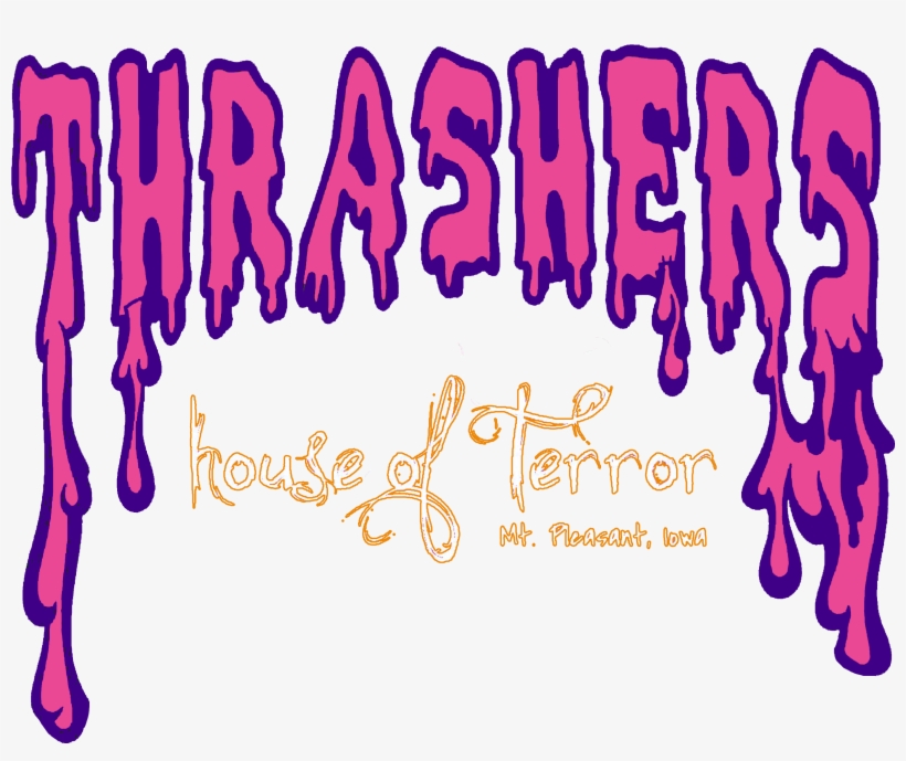 thrasher purple logo