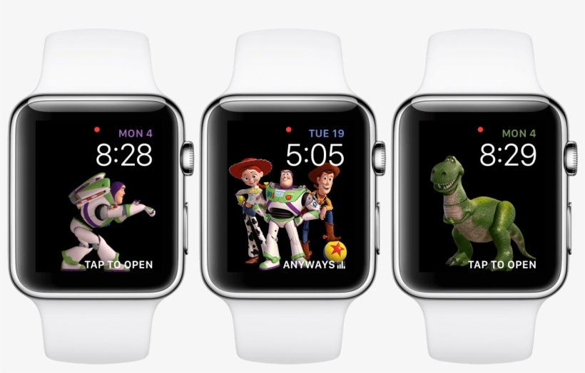 Toy Story - Stainless Steel Strap Band Link Bracelet For Apple, transparent png #1705556