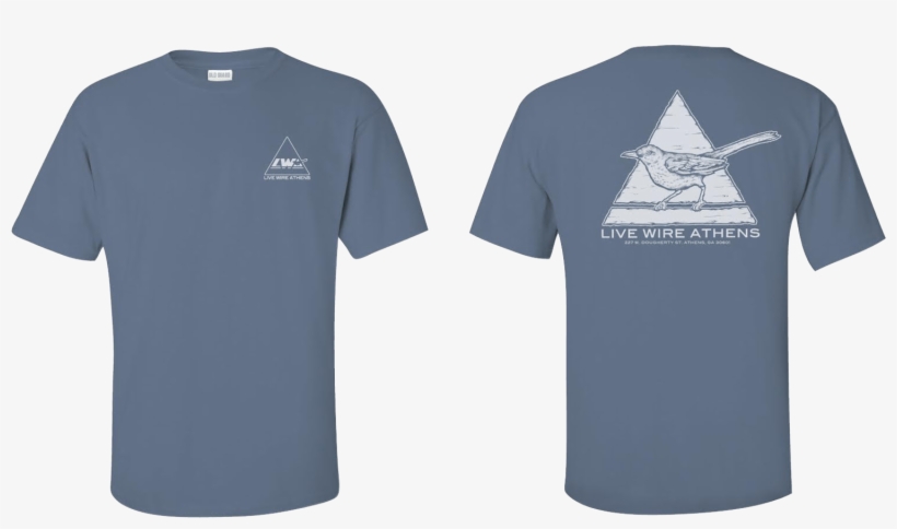 Thrasher Tee, Heather Indigo - Family Shirt Ideas, transparent png #1705772