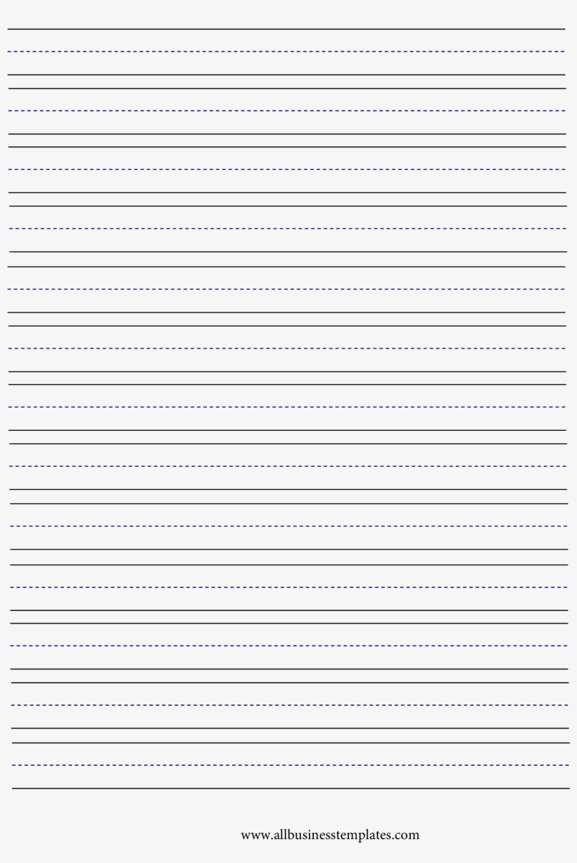 Handwriting Paper Medium Lines Main Image - Paper Product, transparent png #1705812