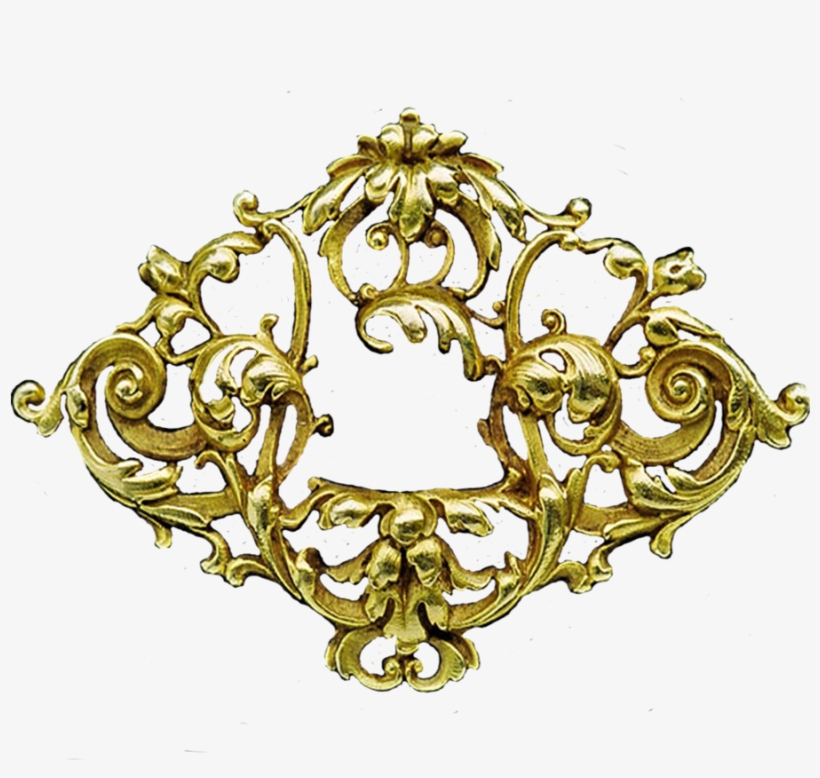 Gold Object Png Image - Art Deco Gold Png, transparent png #1706045