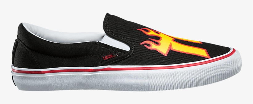 Https - //image - Goat - - Vans Slip On Pro Thrasher Black, transparent png #1706229