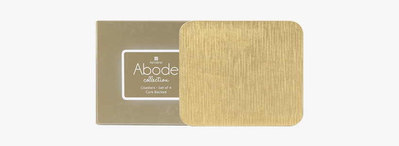 Ashdene Coasters Abode Gold Texture - Gold, transparent png #1706357