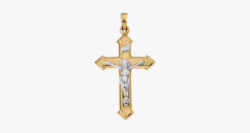 Gold St Benedict Crucifix, transparent png #1706465