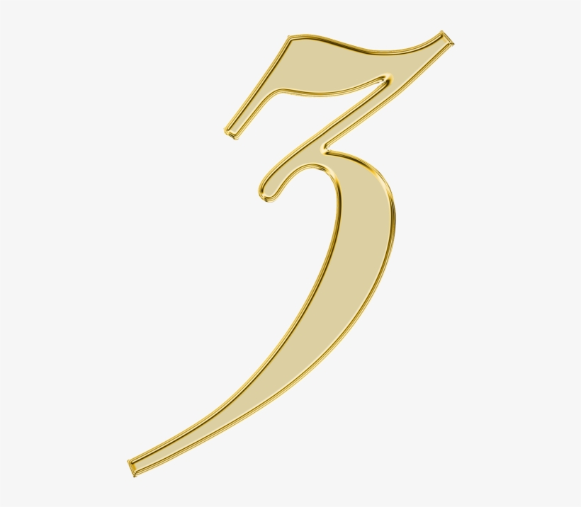 Numeros En Png Oro, transparent png #1706491