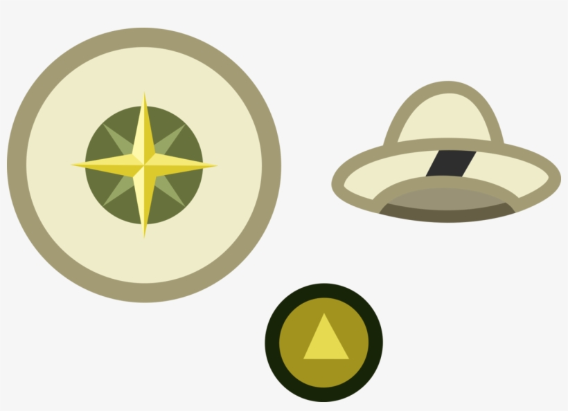 Cheezedoodle96, Badge, Compass Rose, Daring Do Costume, - Daring Do, transparent png #1706557