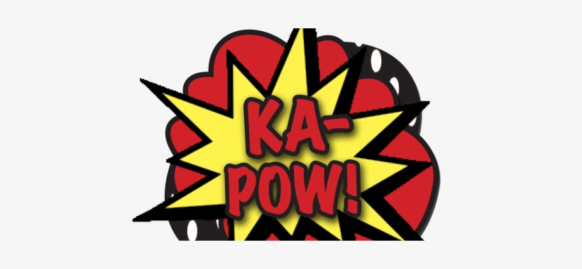 Comics Clipart Pow - Clip Art, transparent png #1706634