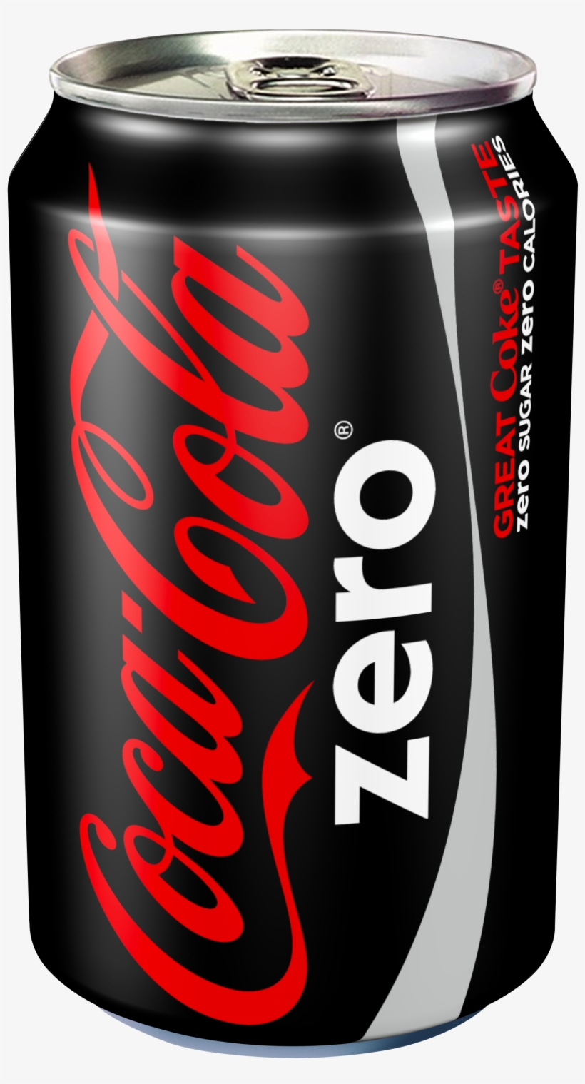 Fizzy Drinks Coca Cola Clip Free Library - Coke Zero Can Png, transparent png #1707035