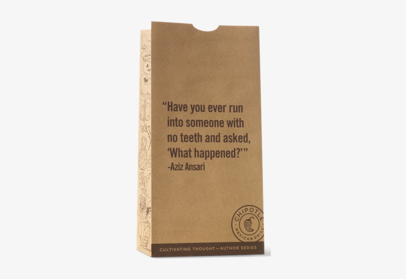 Cultivating Thought By Chipotle, Aziz Ansari Chipotler Bag(02)