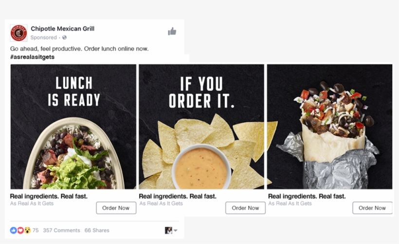 Fb Carousel Ecomm Lunch Is Ready - Facebook, transparent png #1707204
