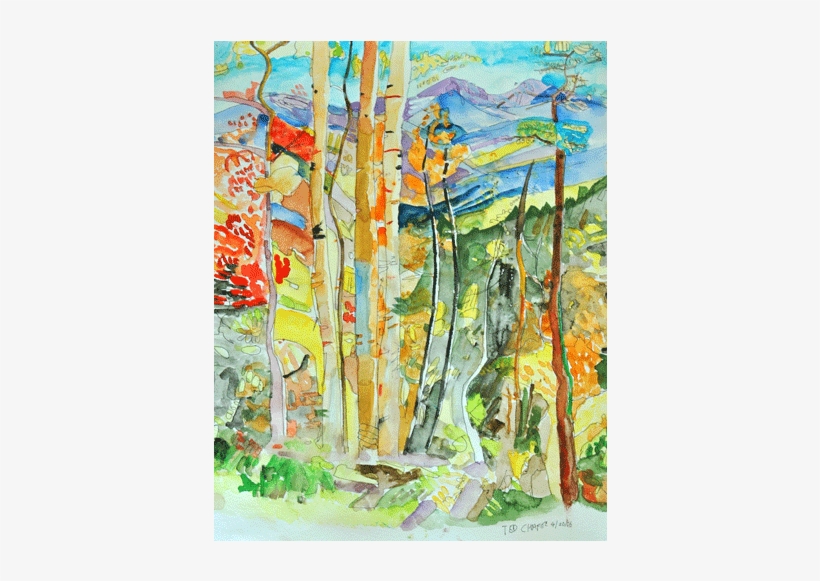 Watercolor Landscape - Modern Art, transparent png #1707374