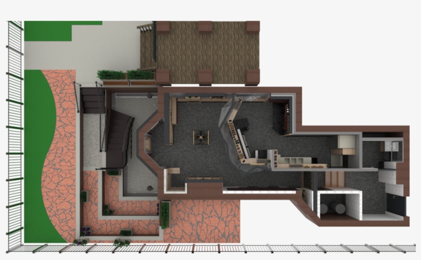 Top Full Landscape - Floor Plan, transparent png #1707563
