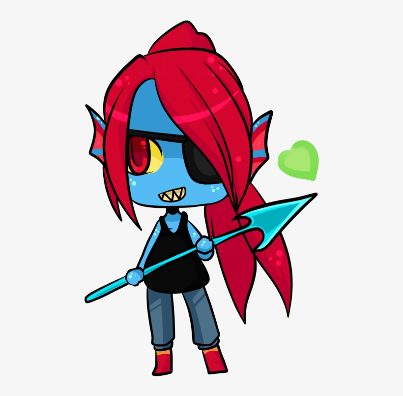 Graphic Library Library By Xchibixx On Deviantart - Undertale Undyne Fan Art Chibi, transparent png #1707605