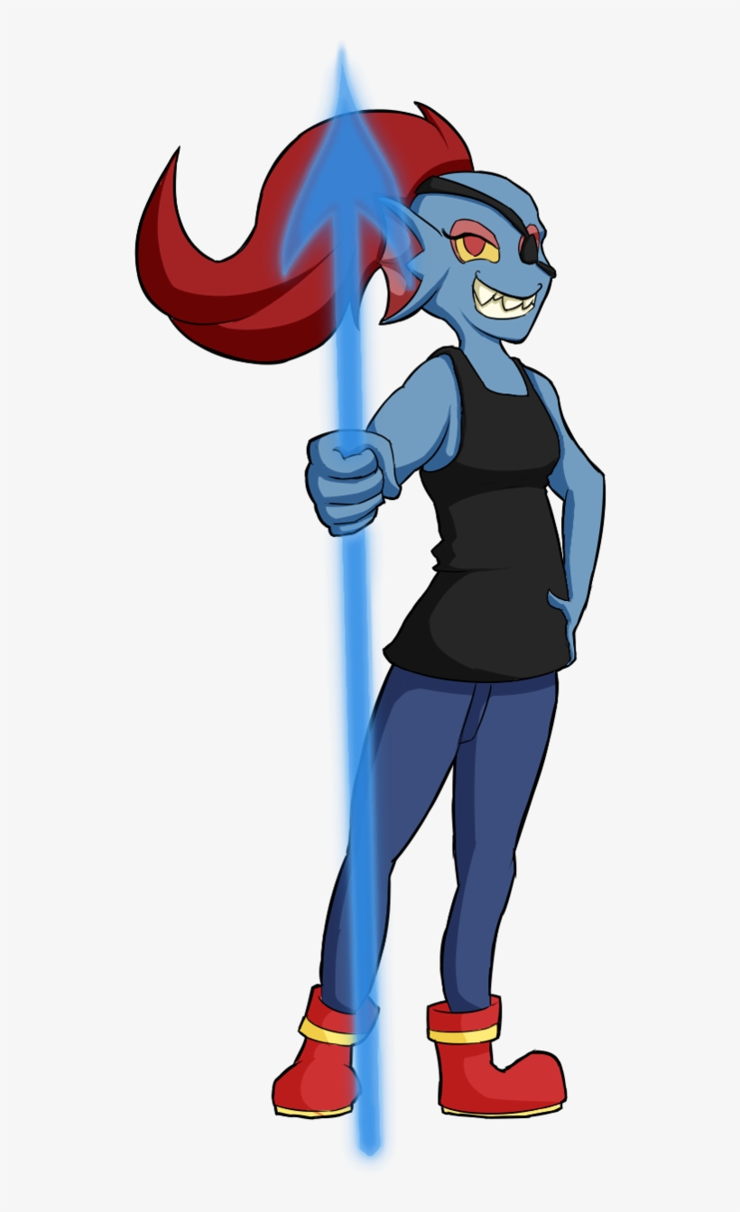 Png Royalty Free Stock By Pkmnmasterwheeler On Deviantart - Undyne Transparent, transparent png #1707628