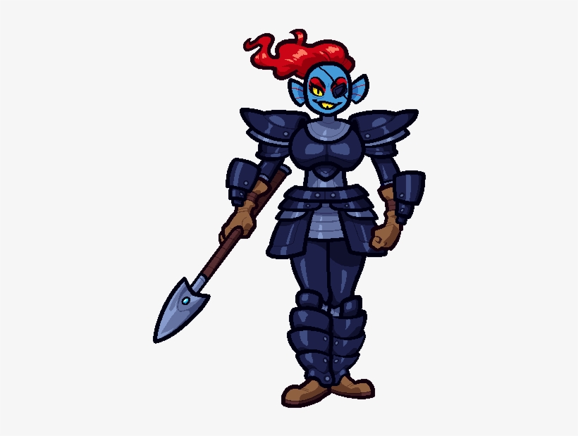 Fanart - Undyne - Roblox, transparent png #1707734