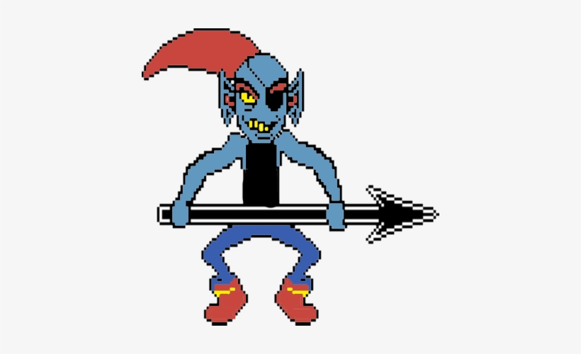 Undyne Colored Sprite 75475 - Imagenes De Undyne Color Png, transparent png #1707901