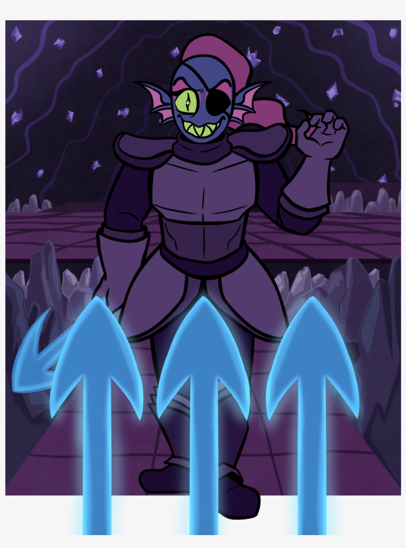 It's Undyne - Cartoon, transparent png #1707929