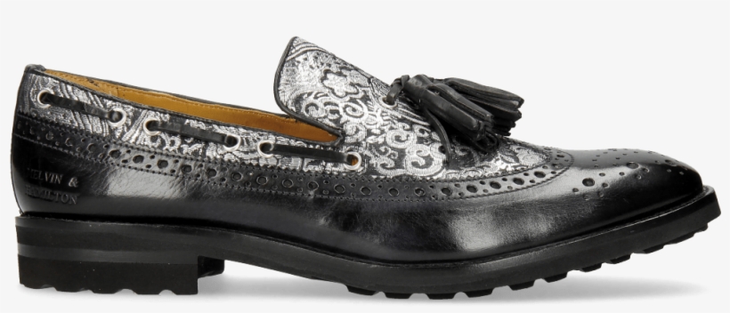 Loafers Eddy 16 Textile Glory London Fog Carbon - Slip-on Shoe, transparent png #1708274