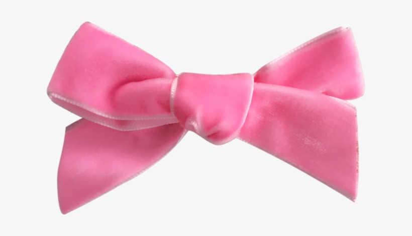 Clip Transparent Stock Primrose Velvet Isabella Bows - Transparent Pink Bowtie, transparent png #1708373