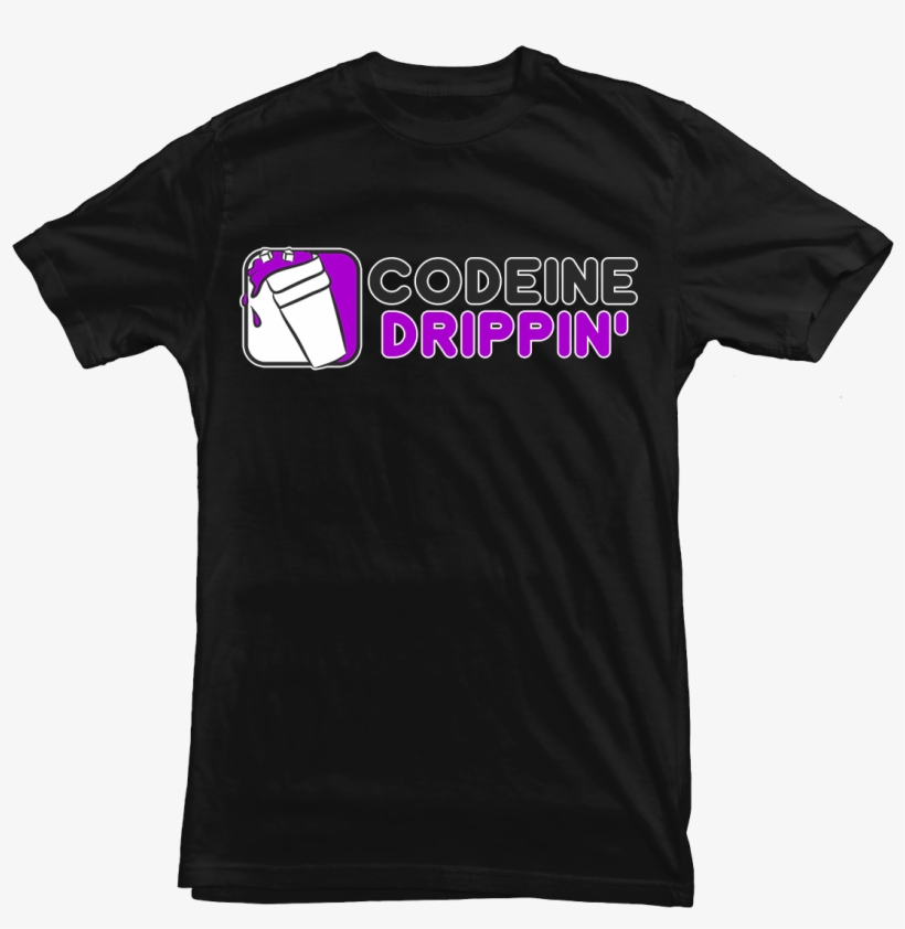 Codeine Double Cup Drippin Tshirt - Harry Potter Cat T Shirt, transparent png #1708836