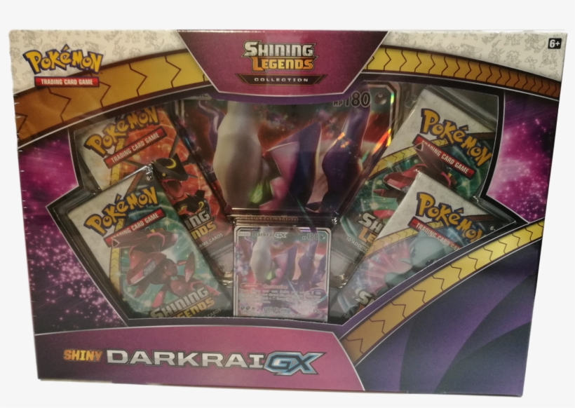 Shining Legends Shiny Darkrai Gx Box - Pokemon Shining Legends Pin Collection Mewtwo, transparent png #1708858
