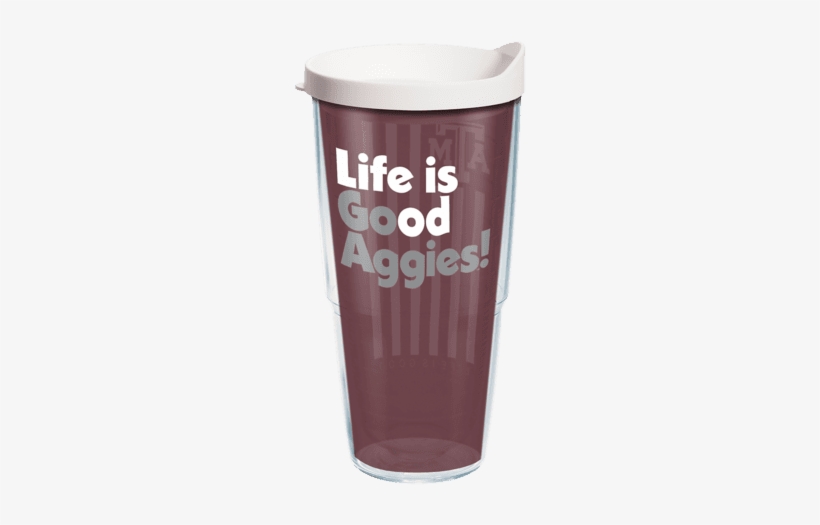 24oz Texas A& M Flag Tervis Tumbler With Lid, - Tervis Life Is Good 24 Oz. University, transparent png #1709138