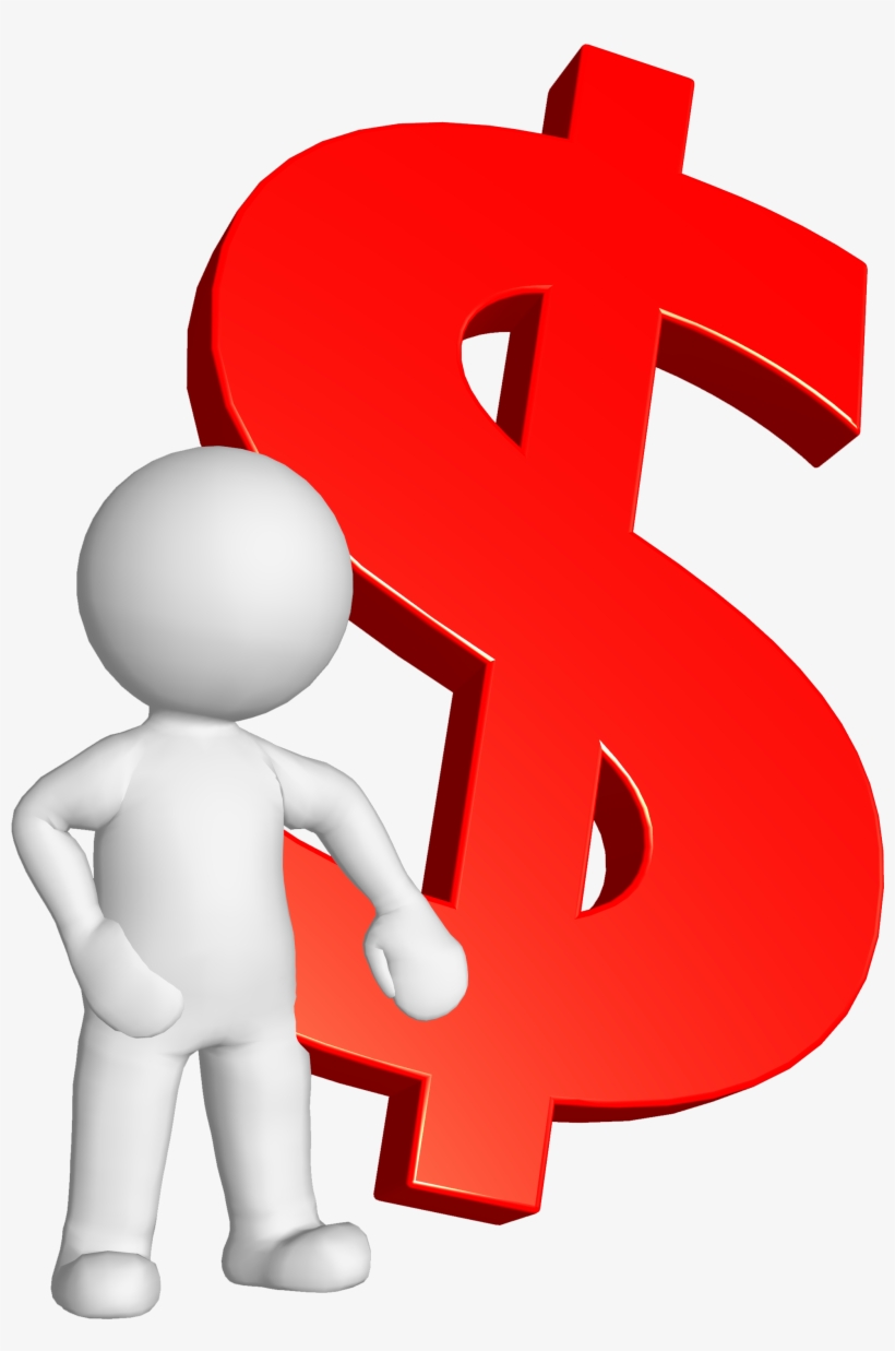 Una De Las Formas De Invertir Tu Dinero Y Obtener Ganancias - Man With Dollar Sign, transparent png #1709226