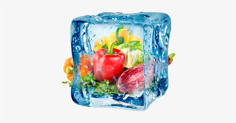Frozen Products In Ice Cube - Frozen Vegetables, transparent png #1709487