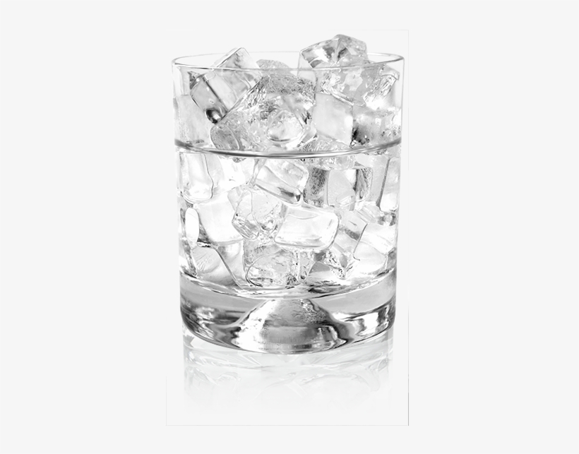Glass Of Clear Ice 350wide - Ice In Glass Png, transparent png #1709616