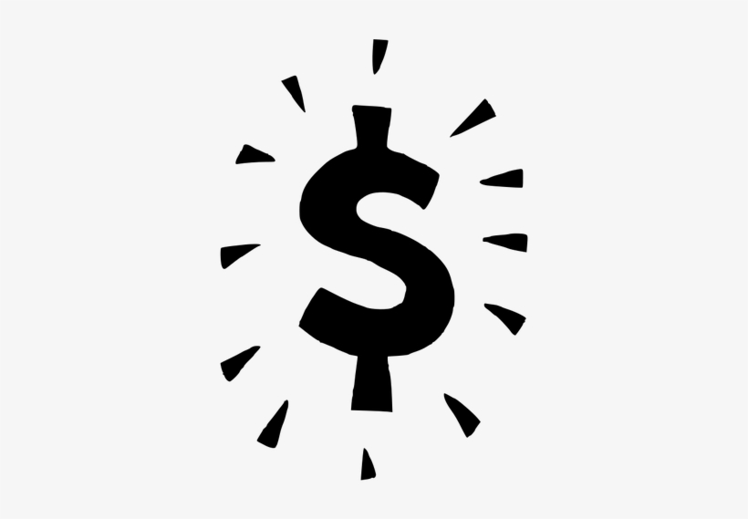 Picture - Dollar Sign Clip Art Black And White, transparent png #1709685