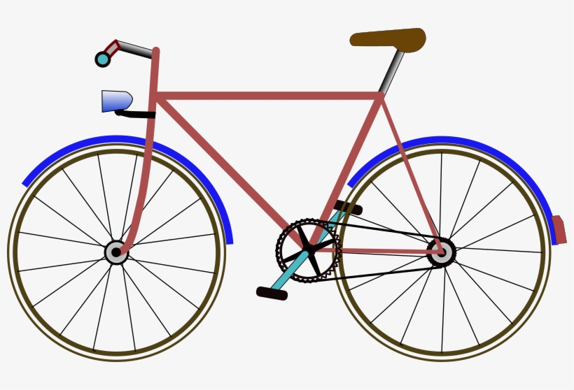Bicycle Clip Art Free Vector - Bike Clipart Transparent Background, transparent png #1709687