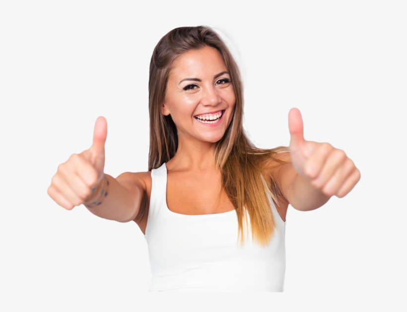 Encuentra Tu Sucursal Cis Express Más Cercana - Sexy Thumbs Up Girl, transparent png #1709761