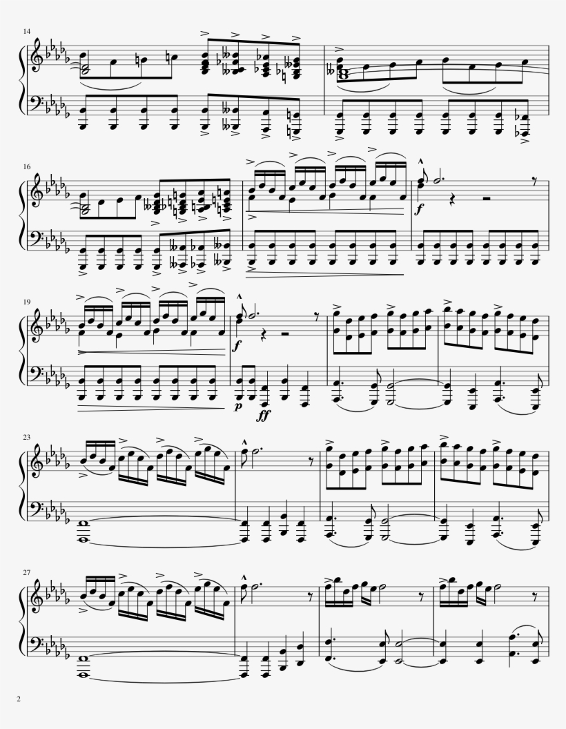 Overture Sheet Music Composed By Andrew Lloyd Webber - Where's My Love Piano Sheet, transparent png #1710124