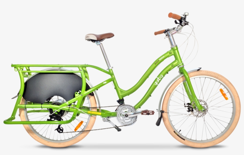 Yuba Boda Boda V3 Step-through Bike Green, transparent png #1710276
