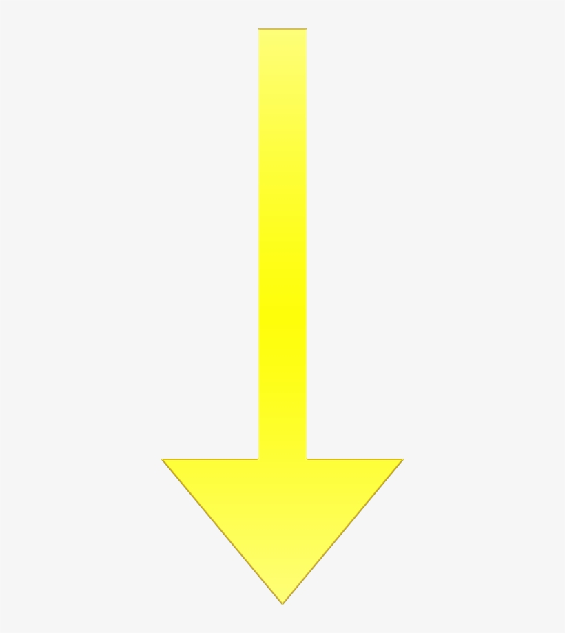 Joeys Yellow Arrow C - Traffic Sign, transparent png #1710402