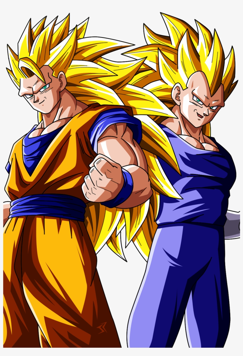 Yükle Vegeta Ssj3 Wallpapers - Goku Ssj3 And Vegeta Ssj3, transparent png #1710579