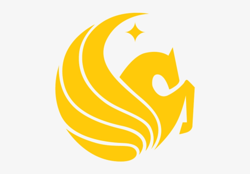 Pegasus-ffcc00 - University Of Central Florida, transparent png #1710636