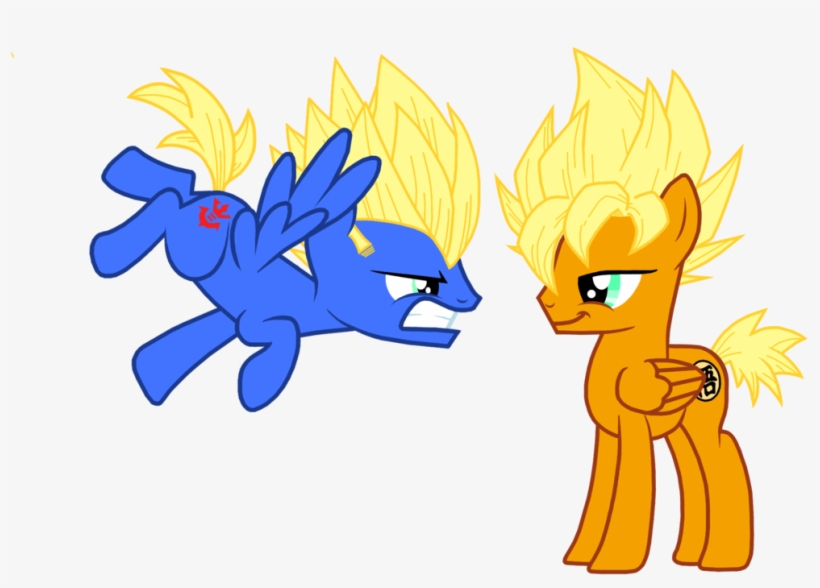 Goku Vegeta Majin Buu Trunks Gohan Cartoon Mammal Yellow - My Little Pony Vegeta, transparent png #1710725
