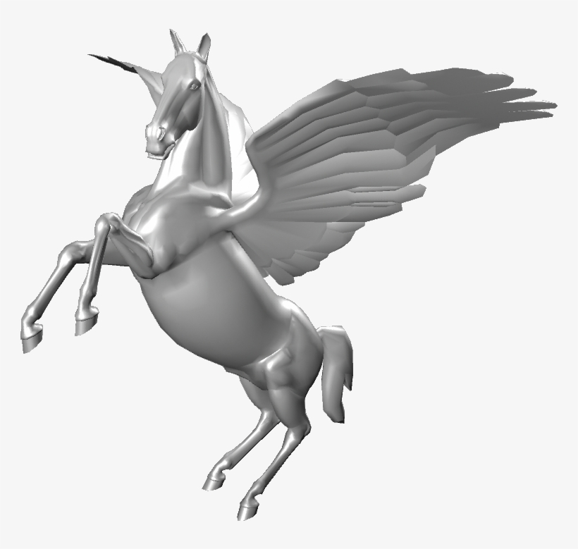 Posing Pegasus Png - Unicorn, transparent png #1711200