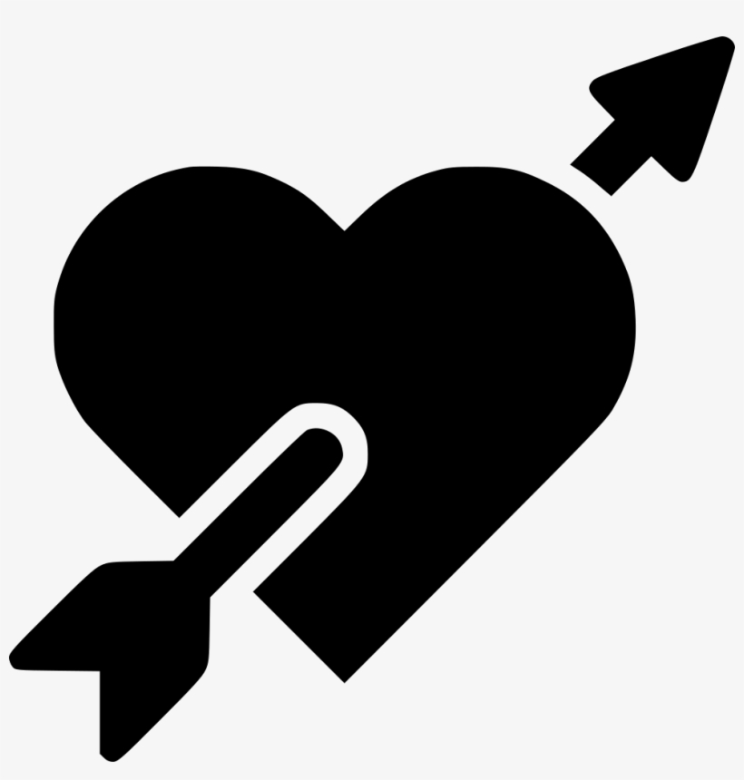 Heart Pierced By Arrow Comments - Portable Network Graphics, transparent png #1711329