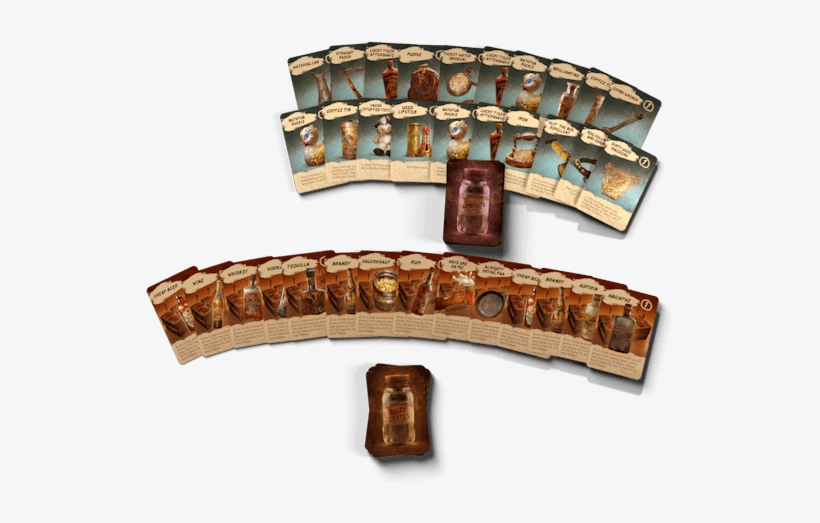 12 Unique Booze Cards - Wood, transparent png #1712032